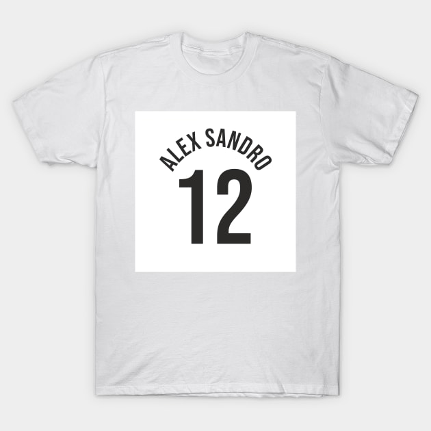 Alex Sandro 12 Home Kit - 22/23 Season T-Shirt by GotchaFace